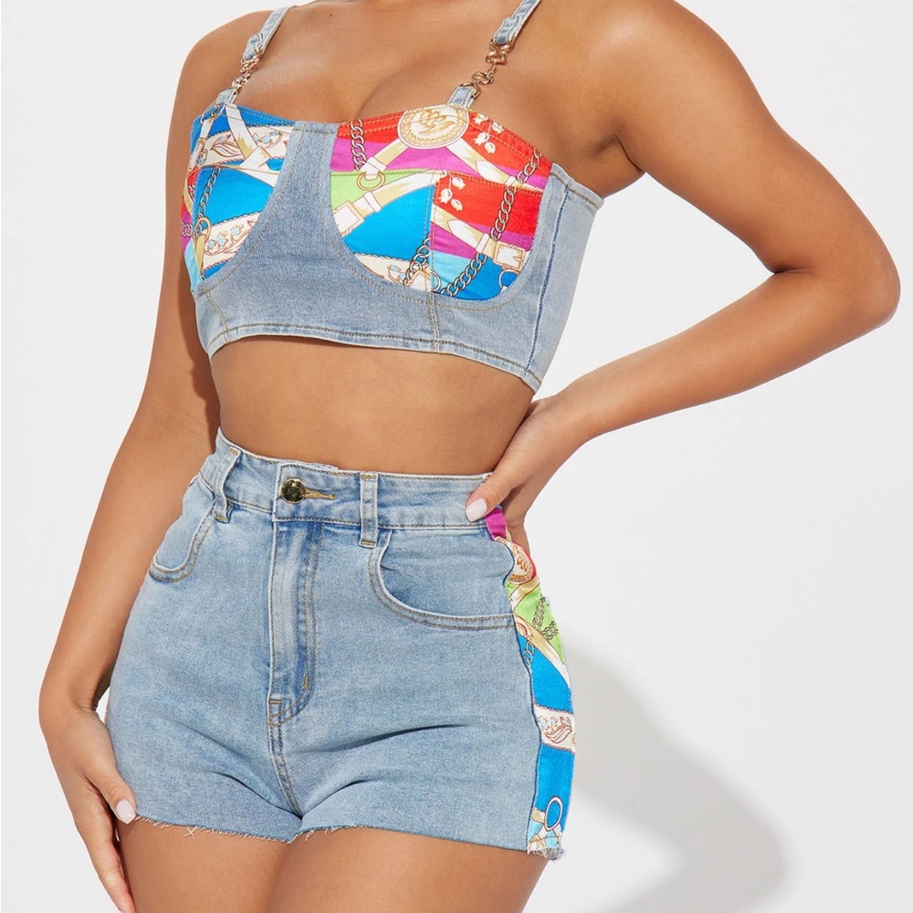 2 piece denim set